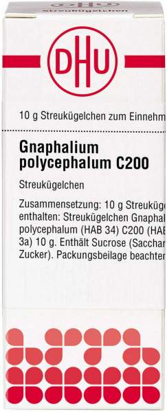 Gnaphalium Polyceph. C 200 Globuli