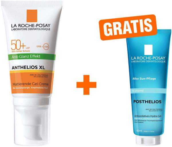 La Roche Posay Anthelios Gel-Creme 50+ 50 ml Creme + gratis Posthelios 40 ml Mini