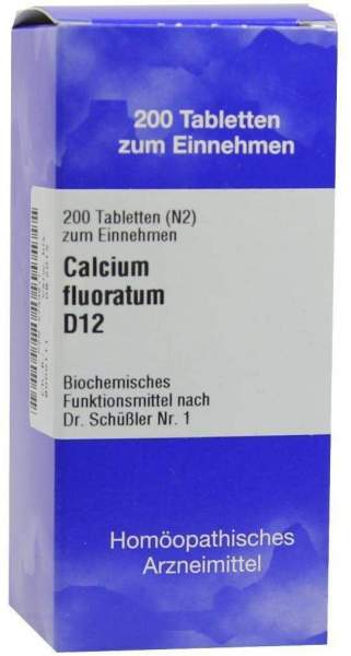 Biochemie Iso 1 Calcium Fluoratum D12 200 Tabletten