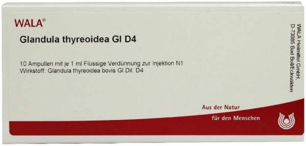 Glandula Thyreoidea Gl D 4 Ampullen 10 X 1 ml