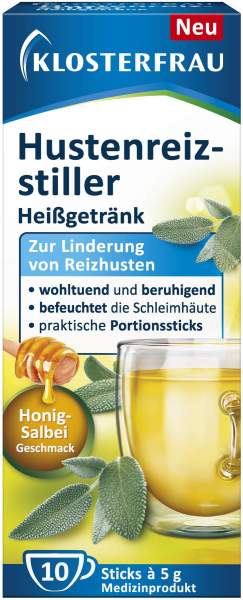 Klosterfrau Hustenreiz-Stiller Heißgetränk 10 Sticks a 5 g