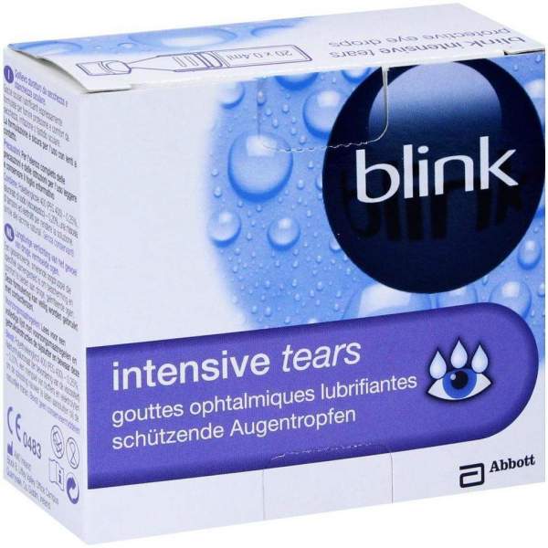 Blink Intensive Tears Schützende Augentropfen 20 X 0,4 Ml...