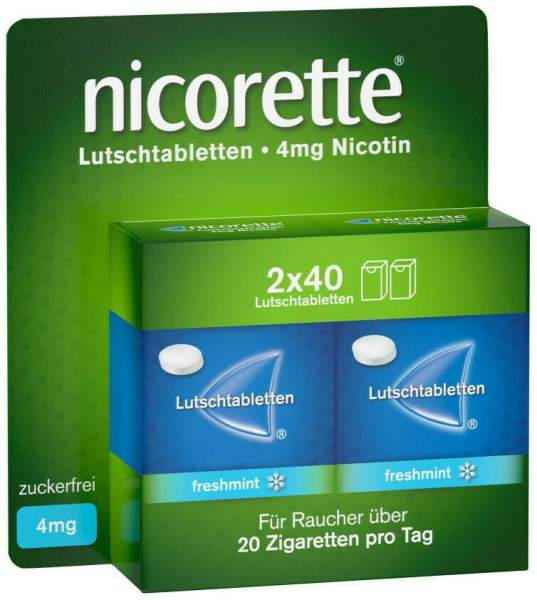 Nicorette Freshmint 4 mg 80 Lutschtabletten