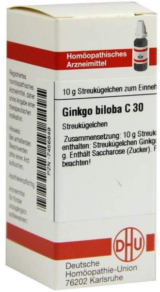 DHU Ginkgo biloba C30 10 g Globuli
