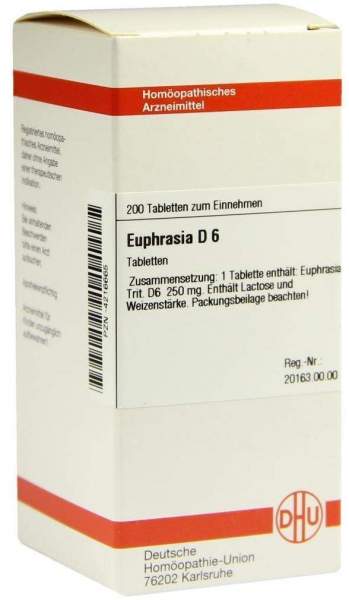 Euphrasia D 6 200 Tabletten