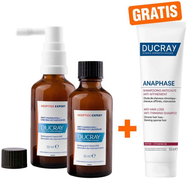 Ducray Neoptide Expert 2 x 50 ml Serum + gratis Ducray Anaphase+ Shampoo 100 ml