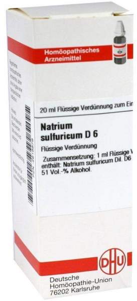Natrium Sulfuricum D 6 Dilution