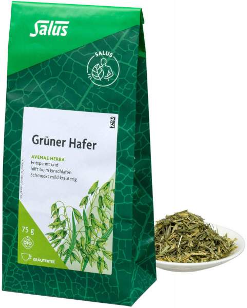Grüner Hafertee Bio Salus 75g