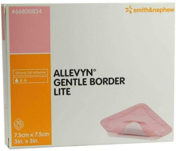 Allevyn Gentle Border Lite 7,5x7,5cm Verband
