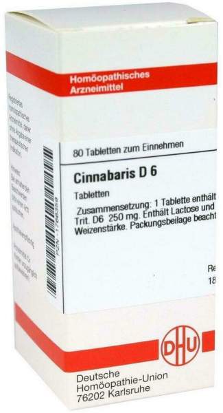 Dhu Cinnabaris D6 80 Tabletten