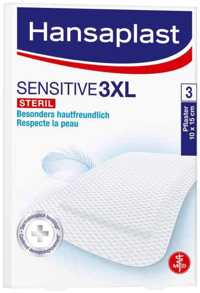 Hansaplast Sensitive XXXL Pflaster 10 x 15 cm 3 Pflaster kaufen