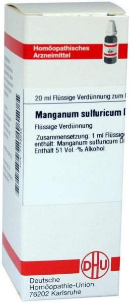 Dhu Manganum Sulfuricum D6 Dilution