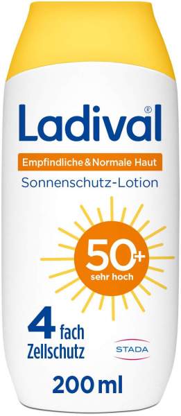 Ladival empfindliche &amp; normale Haut Sonnenschutz-Lotion LSF 50+ 200 ml
