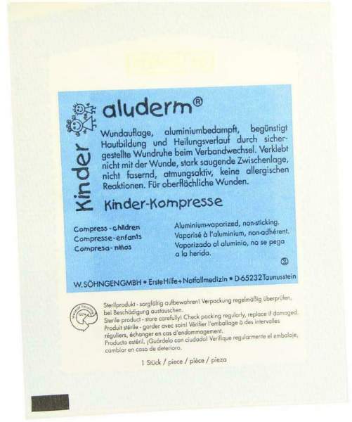 Aluderm Kinder Kompressen 8x6cm