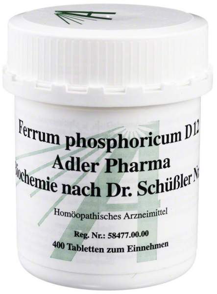 Biochemie Adler 3 Ferrum Phosphoricum D12 400 Tabletten
