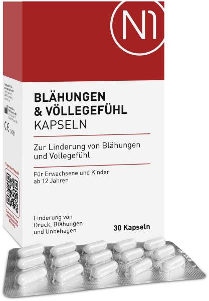 N1 Blähungen &amp; Völlegefühl Kapseln 30 Stück