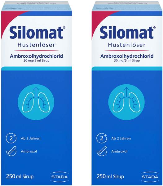 Silomat Hustenlöser Ambroxolhydrochlorid 30mg je 5ml Sirup 2 x 250 ml