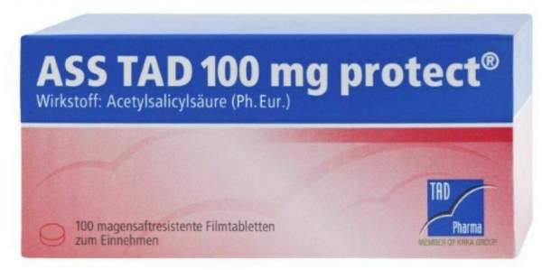 ASS TAD 100 mg Protect 100 magensaftresistente Tabletten