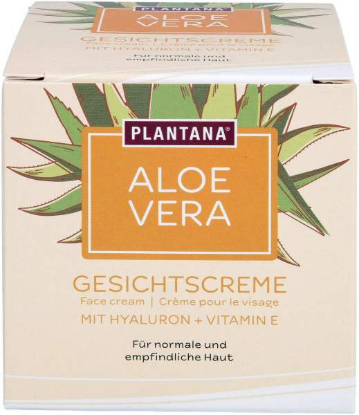 Plantana Aloe Vera Gesichtscreme Hyaluron &amp; Vitamin E 50 ml