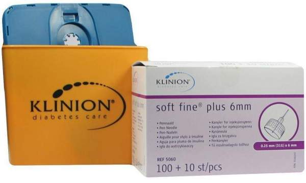 Klinion Soft Fine Plus Kanülen 6mm 31g 0,25mm