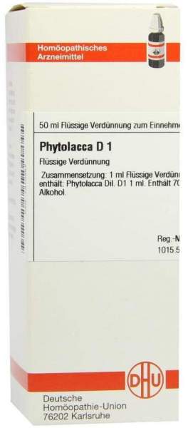 Phytolacca D1 Dilution 50 ml Dilution