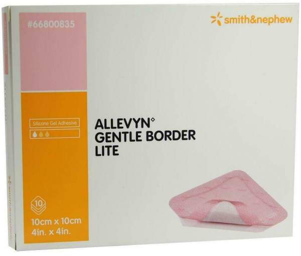Allevyn Gentle Border Lite 10x10cm Verband