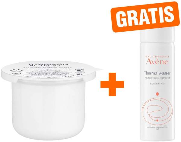Avene Hyaluron Activ B3 zellerneuernde Creme Nachfüllpack 50 ml + gratis Thermalwasser Spray 50 ml