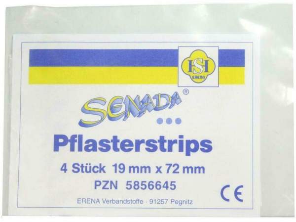 Senada Pflasterstrips 19 X 72 mm 4 Stück