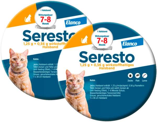 Seresto Halsband für Katzen 2 x 1 Stück