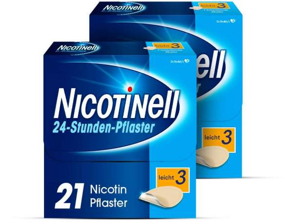 Nicotinell 7 mg 24-Stunden-Pflaster 2 x 21 Stück