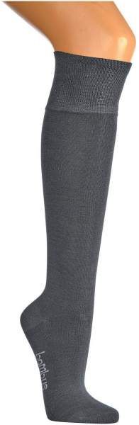 Bambus-Viskose Kniestrümpfe grau, Gr. 39-42, extra Soft