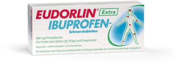 Eudorlin Extra Ibuprofen Schmerztabletten 20 Stück