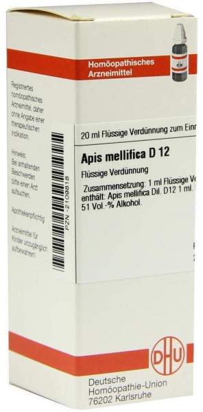 DHU Apis mellifica D12 20 ml Dilution