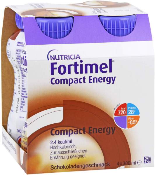 Fortimel Compact Energy Schokolade 4 X 300 ml