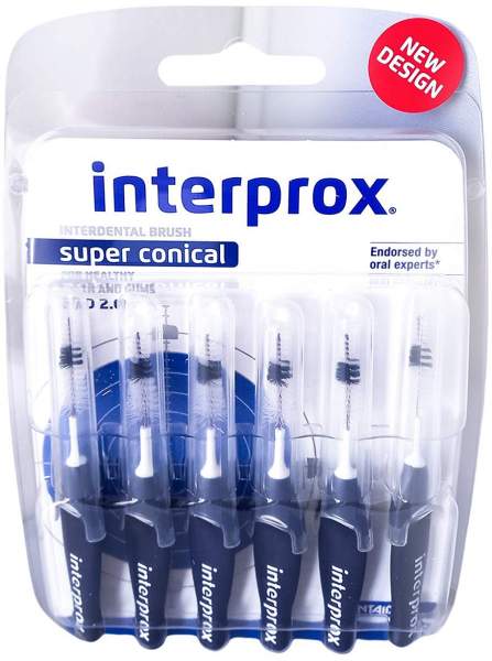 Interprox Super Conical Blau Interdentalbürste