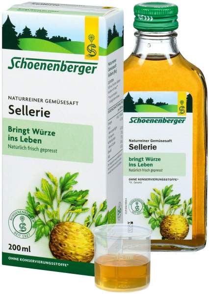 Sellerie 200 ml Saft Schönenberger Heilpflanzensäfte