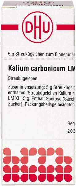 Dhu Kalium Carbonicum Lmxii Globuli 5 G