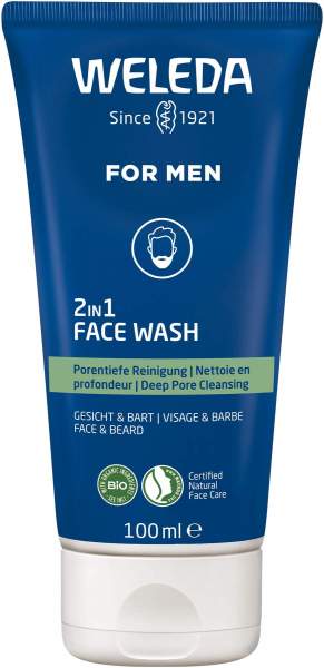 Weleda For Men 2 in 1 Face Wash 100 ml
