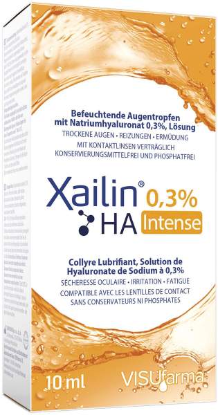 Xailin Intense 0,3% Ha Augentropfen 10 ml