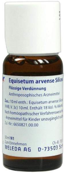 Weleda Equisetum Arvense Silicea D2 50 ml Dilution