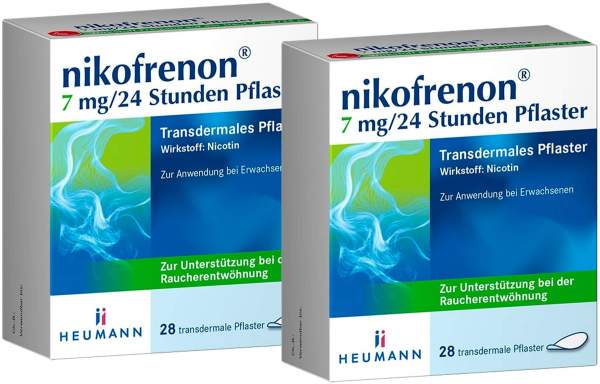 Nikofrenon 7 mg in 24 Stunden Pflaster 2 x 28 Stück