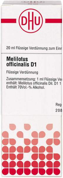 Dhu Melilotus Officinalis D1 Dilution 20 ml