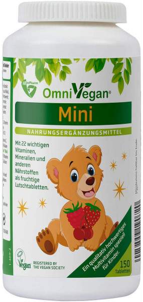 Omnivegen Mini Multivitamine F.Kinder Lutschtabletten 150 Stück