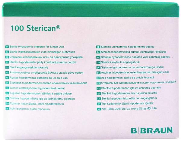 Sterican Einmalkanüle 23 G 25 mm 100 Kanülen