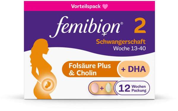 Femibion 2 Schwangerschaft 84 Tabletten und 84 Kapseln Kombipackung