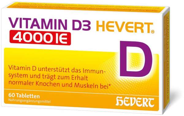 Vitamin D3 Hevert 4.000 I.E. 60 Tabletten
