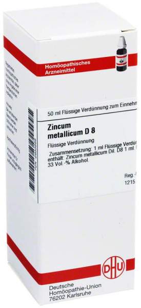 Dhu Zincum Metallicum D8 Dilution
