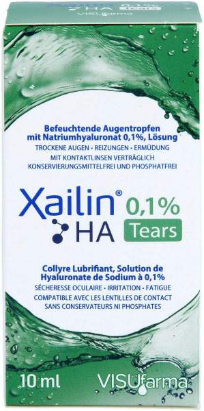 Xailin Tears 0,1% Ha Augentropfen 10 ml