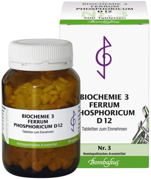 Biochemie Nr.3 Ferrum phosphoricum D12 - 500 Tabletten