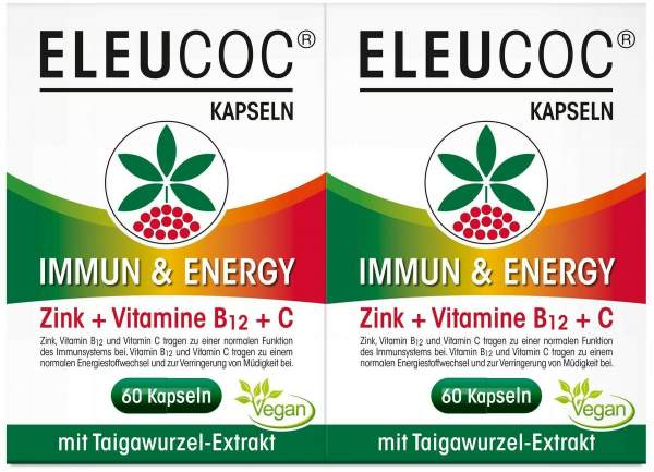 Eleucoc Immun &amp; Energy 2 x 60 Kapseln